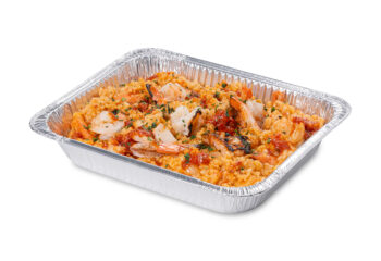 Grilled Shrimp Over Risotto